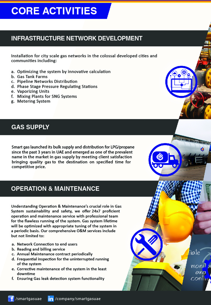Smart Gas UAE, Brochure